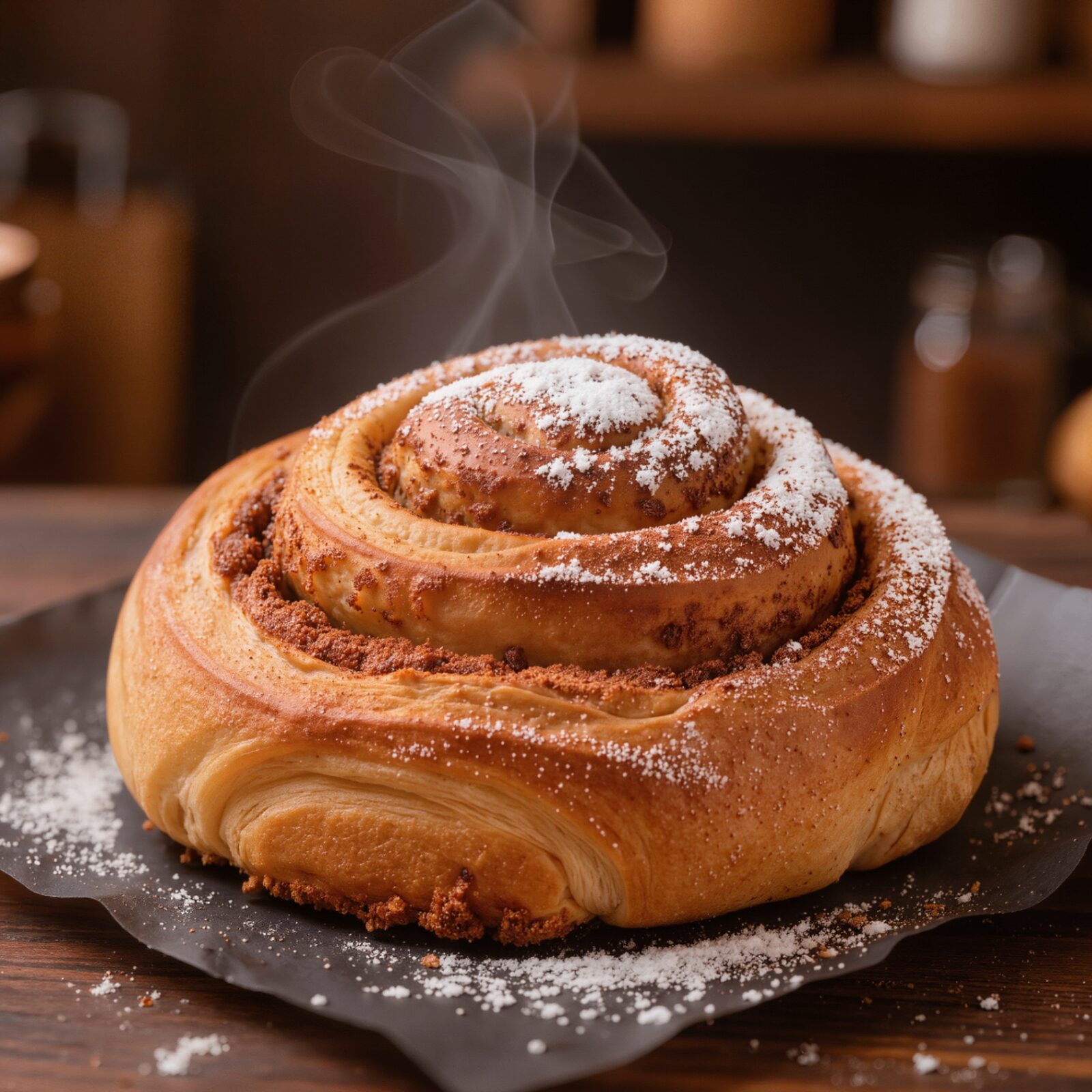 Cinnamon Roll cannelle glacé Amore Caffè Orléans