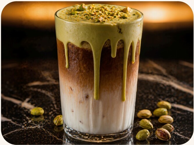 Pistachio Latte.